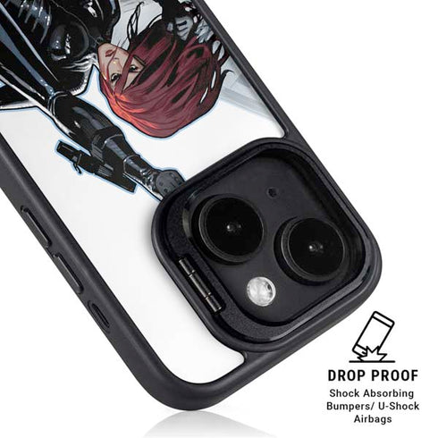 Marvel Black Widow High Kick iPhone 14 Kickstand Case